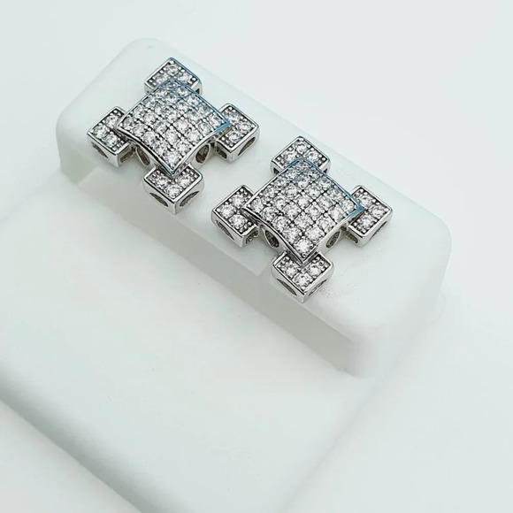 925 Sterling Silver Cubic Zirconia Earrings, U19254790 - Picture 11 of 11